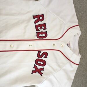Russell Athletic White Red Sox Jersey M